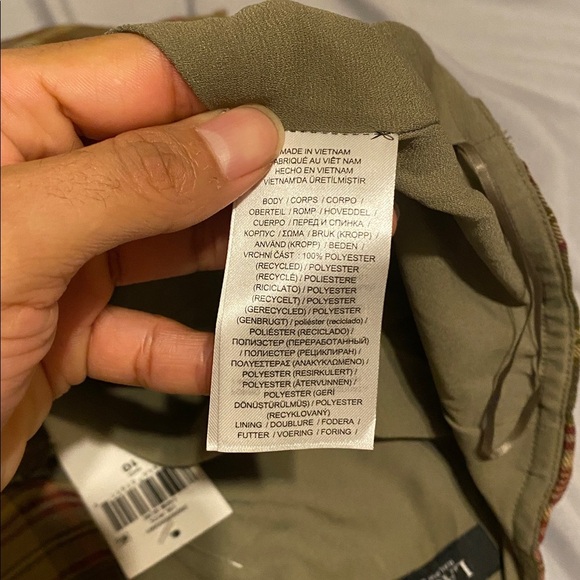 Lauren Ralph Lauren Plaid Ruffle-Trim Georgette Skirt Green Farm Olive 10 NWT - Picture 7 of 8